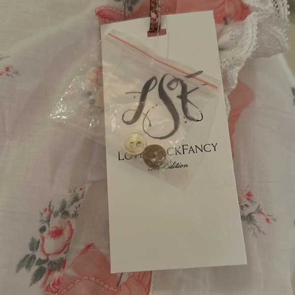 Loveshackfancy Girls Janelly Rosa Beaux Dress pink floral bows nwt size 12 - Picture 5 of 5